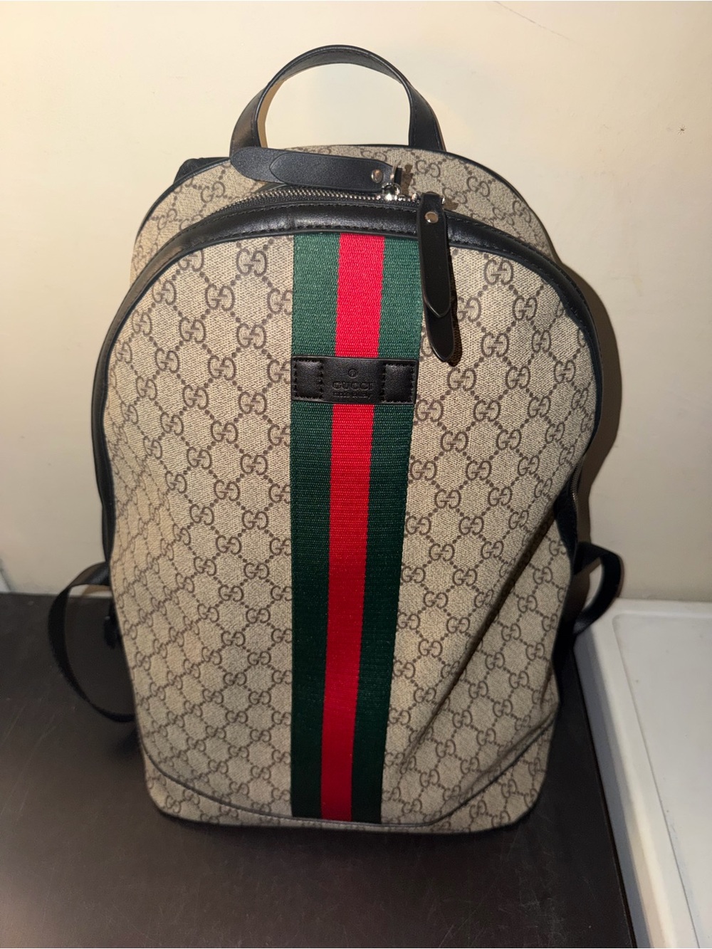 Double G Canvas Backpack